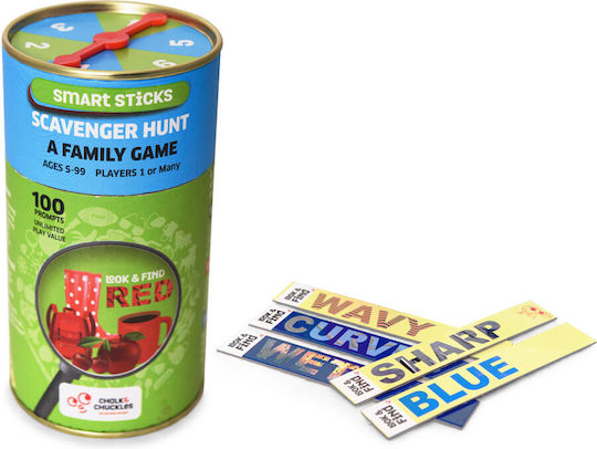 Joc de Societate Smart Sticks Search and Find pentru 2-4 Jucători 5+ Ani (EN) Chalk & Chuckles