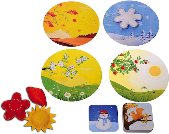 Joc de Societate Discover the Seasons pentru 2-4 Jucători 3+ Ani Chalk & Chuckles