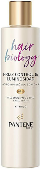Pantene Pro V Hair Biology Frizz & Luminosidad Shampoos für Frizzy Haare 250ml