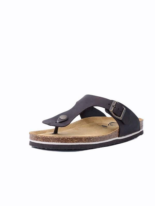 Plakton Anatomic Leather Women's Sandals Brown