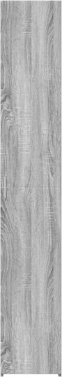 Bücherregal Grau Sonoma 30x42.5x185cm