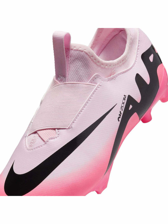 Mercurial Vapor 15 Academy FG/MG Kids Soccer Cleats Molded Pink Foam Black