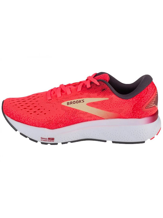 Brooks Ghost 16 Damen Sportschuhe Laufen Rosa