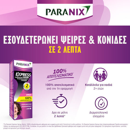 Paranix Lice Treatment Comb Spray for Kids 95ml