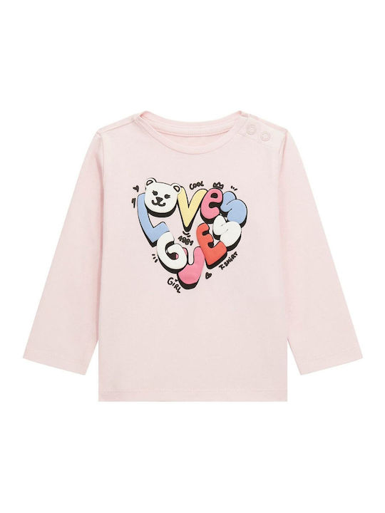 Guess Kids Blouse Long Sleeve Pink