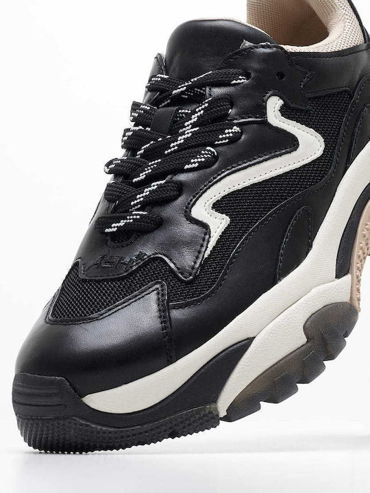Addict Combo Γυναικεία Chunky Sneakers Μαύρα