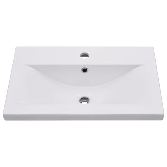 vidaXL Countertop with Sink L60xW45xH38.5cm Coffee