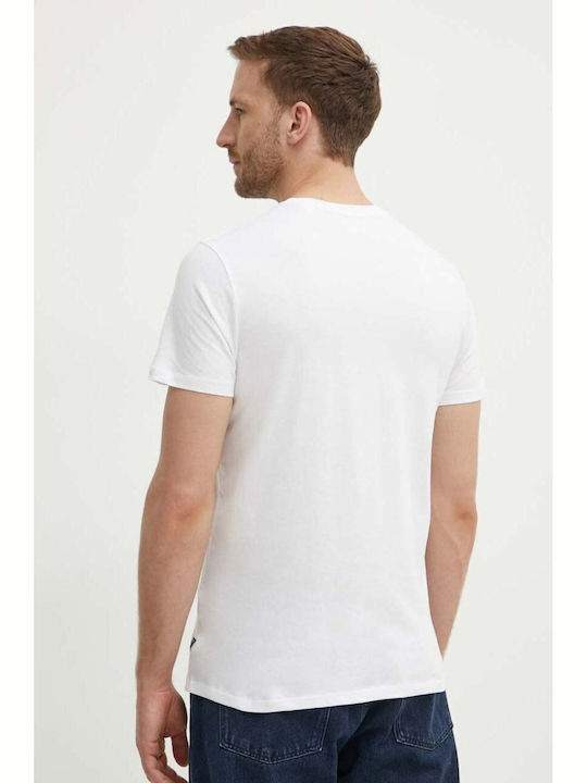 Guess Men's Short Sleeve Blouse Pure White