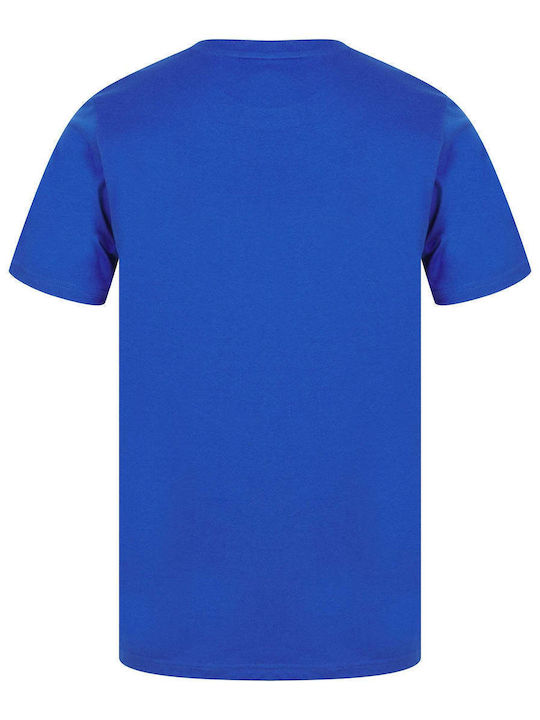 Tokyo Laundry T-shirt Bărbătesc cu Mânecă Scurtă Jet Blue