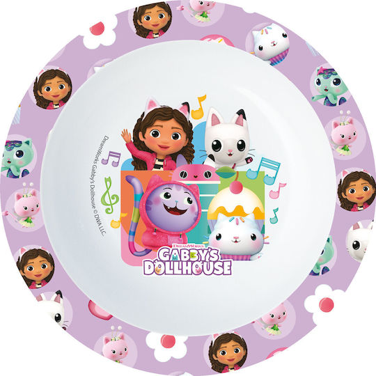 Gabby's Dollhouse Set Essgeschirr aus Kunststoff Rosa 5Stück
