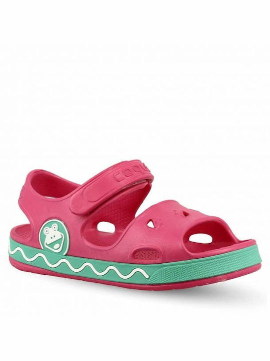 Coqui Children's Beach Shoes Fuchsia