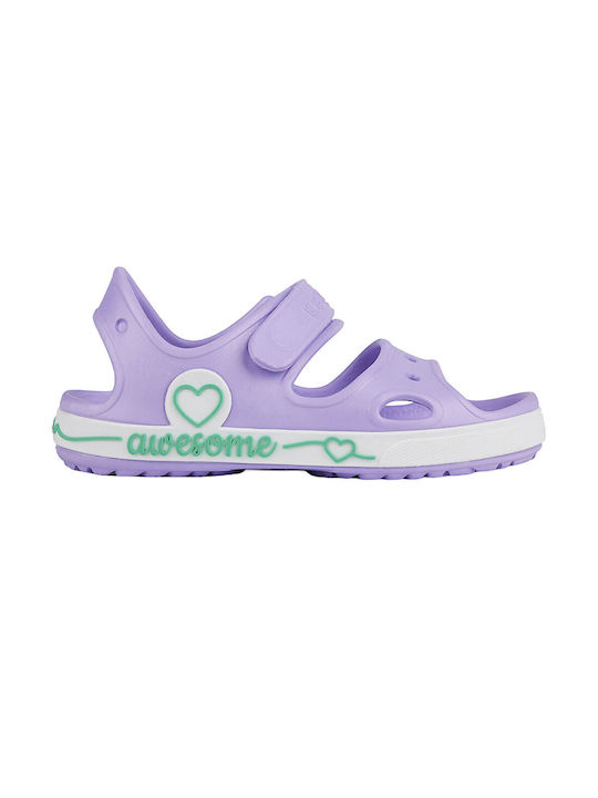 Coqui Children's Beach Shoes Lilac
