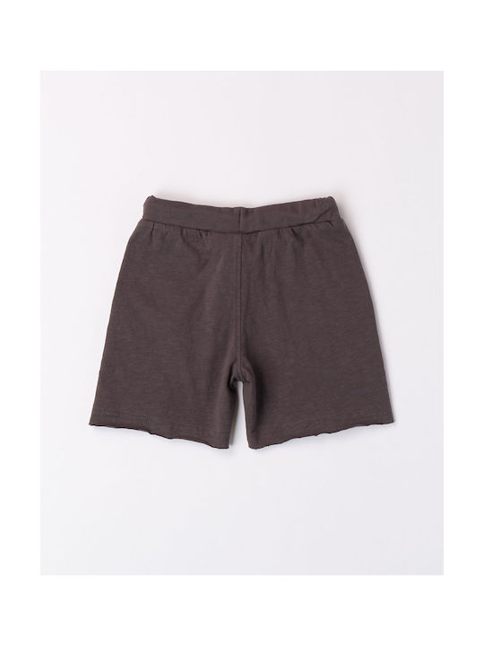 iDO Παιδικό Σορτς/Βερμούδα Υφασμάτινο Short Knitted Trousers DARK GREY