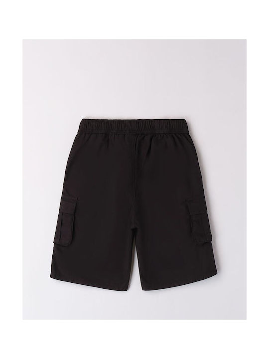 iDO Παιδικό Σορτς/Βερμούδα Υφασμάτινο Short BLACK