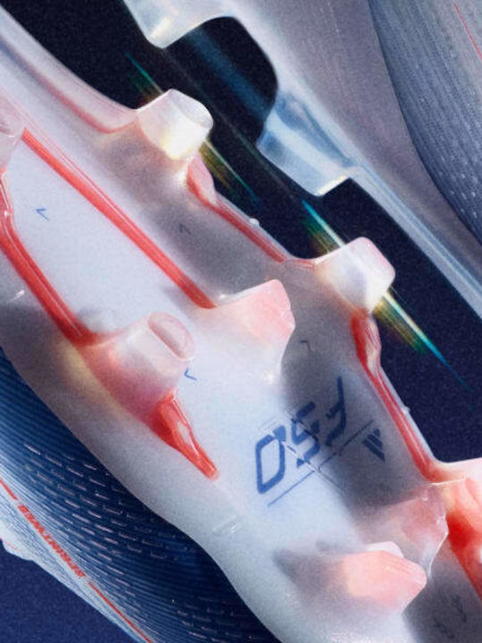 adidas F50 Elite Football Shoes with Cleats Cloud White / Solar Red / Lucid Blue