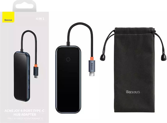Baseus Acmejoy Hub 4 Θυρών USB 3.0 με σύνδεση USB-A / USB-C