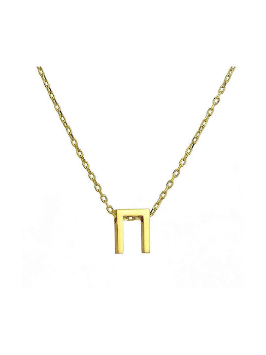 Goldsmith Necklace Monogram from Silver