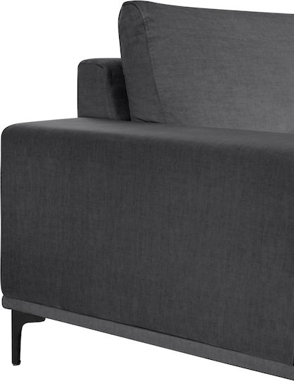 Noa Eckcouch Mit Linker Ecke Anthrazit 288x157x80cm