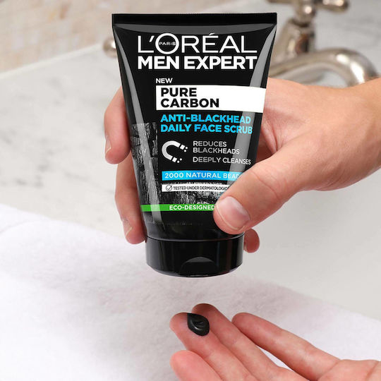 L'Oreal Paris Men Expert Pure Charcoal Cream for Face Scrub 100ml