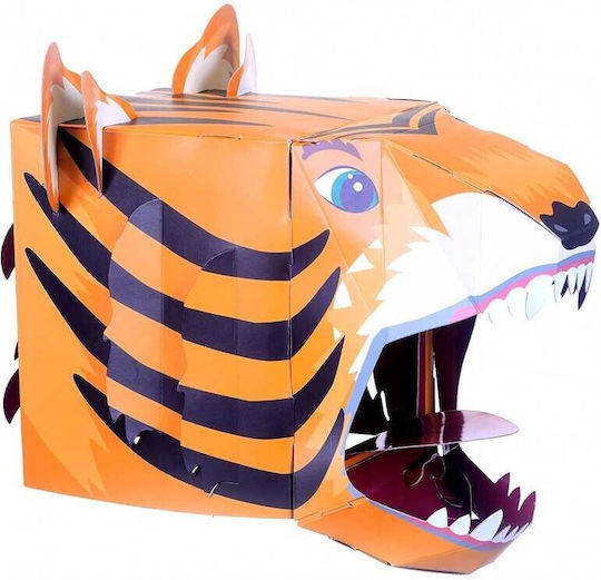 Fiesta Crafts Origami Construction 3d Mask Helmet Tiger Fiesta for Children 5+ years Years