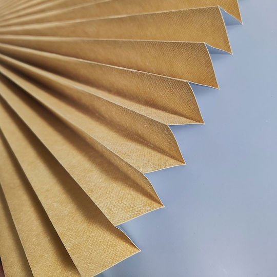Stoffklebe-Verdunkelungs-Plissee-Rollo 6227 Beige 90x180 cm