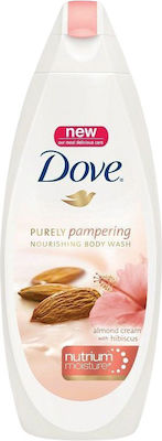 Dove Caring Bath Shower Cream Almond & Hibiscus Cream 700ml