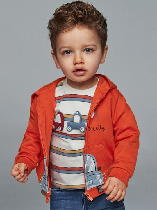 Mayoral Kids Cardigan orange