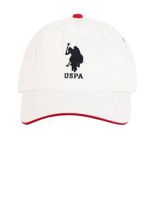 U.S. Polo Assn. Kinderhut Stoff Weiß