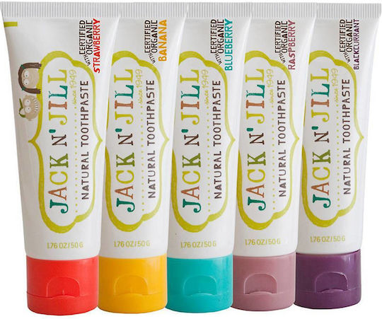 Jack n' Jill Baby Toothpaste For 6m+ With Berries Flavor Fluoride-Free 50gr