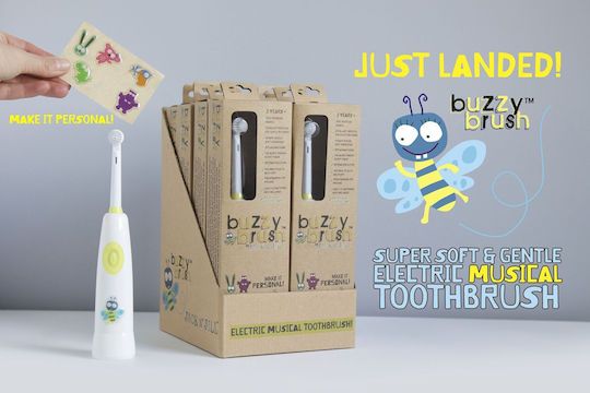 Jack n' Jill Buzzy Brush Παιδική Ηλεκτρική Οδοντόβουρτσα για 3+ Χρονών