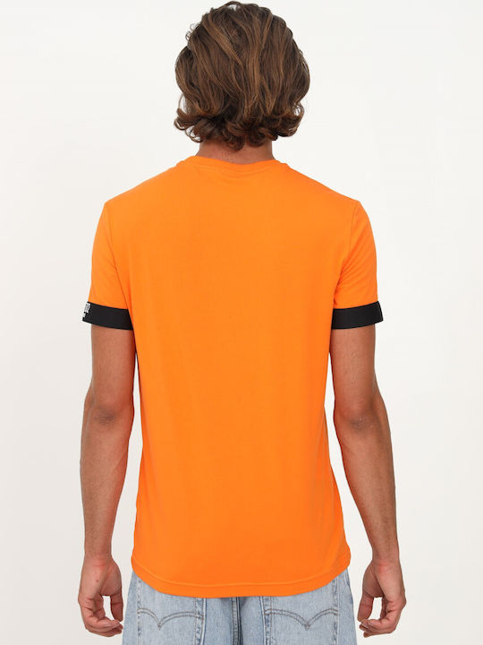 Dsquared2 T-shirt Bărbătesc cu Mânecă Scurtă Orange.