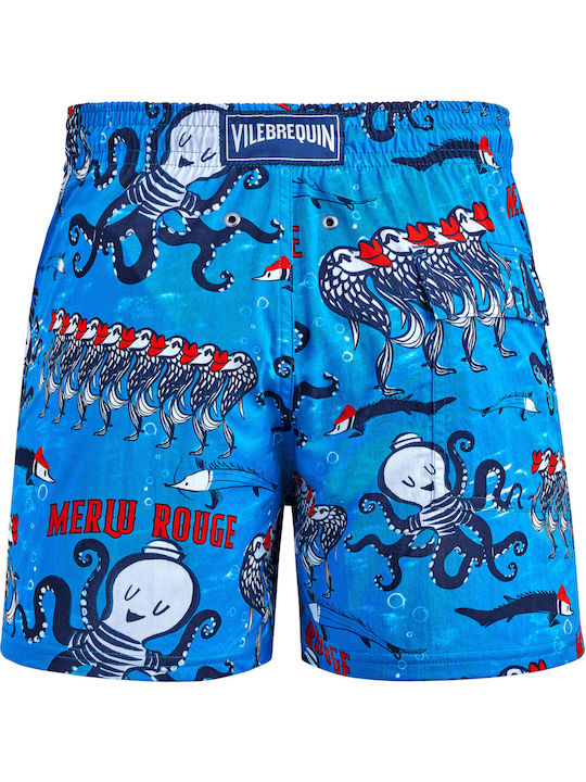 Men's Swimwear Shorts Lightblue with Patterns