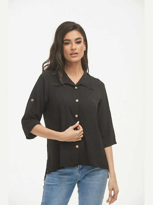 Boutique Women's Long Sleeve Shirt Lila