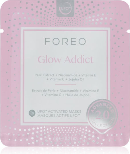 Foreo Glow Addict Маска За Лице за Блясък 6бр 6гр