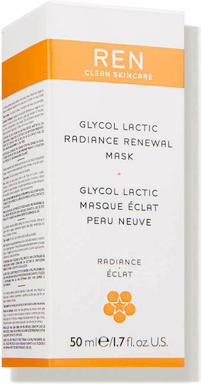 Ren Mască Pentru Față Glycol Lactic Radiance Renewal 50ml