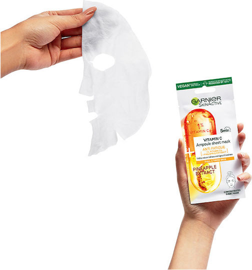 Garnier SkinActive Pineapple and 1% Vitamin C Sheet Mask 15gr