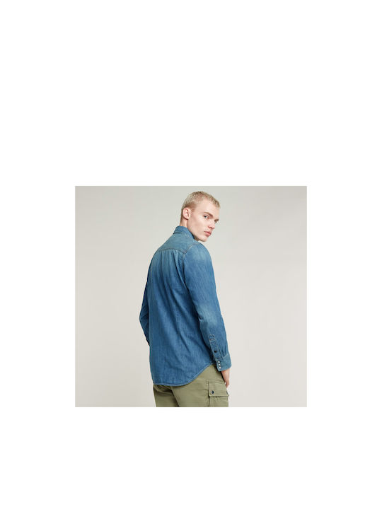 G-Star Raw Denim Shirt Blue