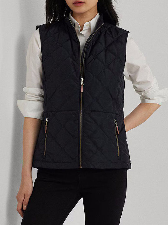Ralph Lauren Women's Short Puffer Jacket for Winter DarkBlue