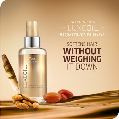 Wella Luxe Oil Keratin Λάδι Μαλλιών για Επανόρθωση 100ml