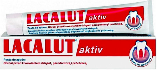 Lacalut Aktiv Toothpaste for Cavities & Periodontitis 75ml