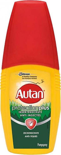 Autan Protection Plus Εντομοαπωθητική Λοσιόν σε Spray Κατάλληλη για Παιδιά 100ml