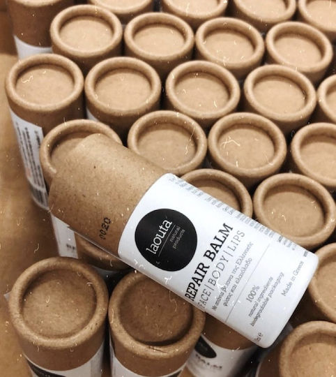 Laouta Natural Products Repair Ενυδατικό Balm Ανάπλασης για Ξηρές Επιδερμίδες 15ml