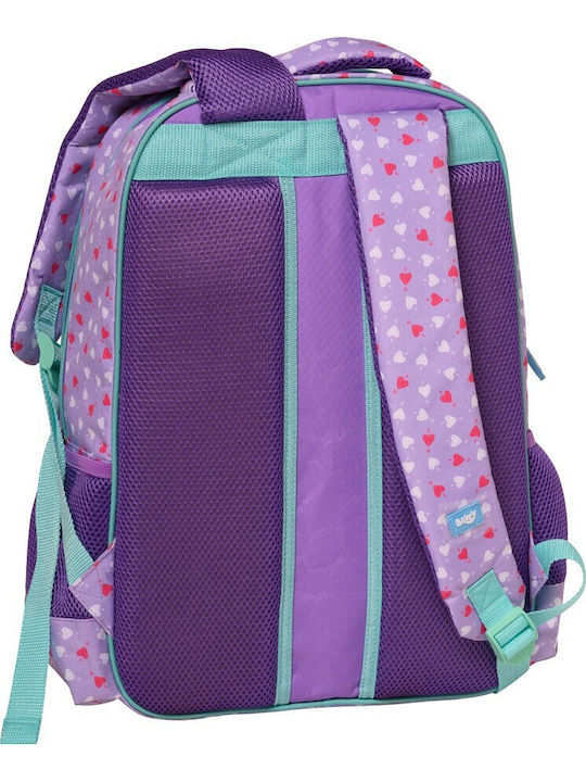 Graffiti Graffiti School Bag Backpack Elementary, Elementary in Lilac color 2024