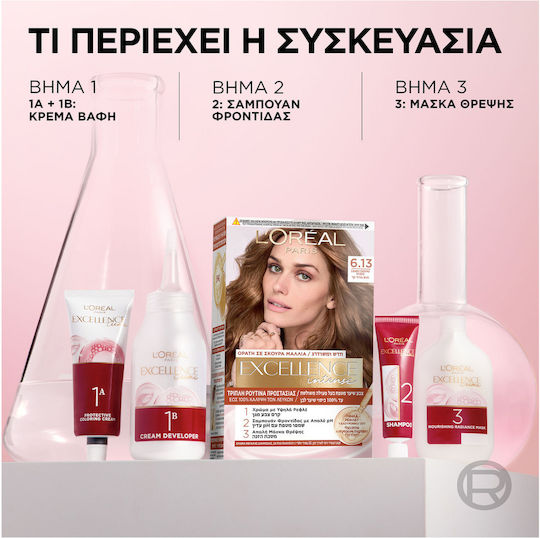 L'Oreal Paris Excellence Intense Βαφή Μαλλιών 6.66 Πολύ Έντονο Κόκκινο 48ml