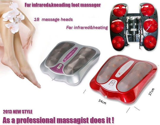 Puternică Dispozitiv de masaj Shiatsu pentru cap & picioare cu căldură infraroșie