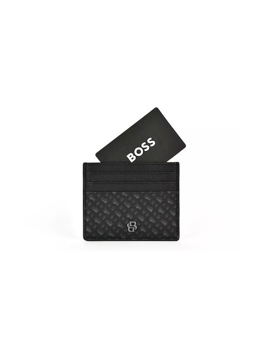 Hugo Boss Ανδρικό Πορτοφόλι Καρτών Μαύρο