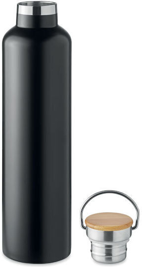 Midocean Midocean Thermosflasche Rostfreier Stahl 1l Schwarze