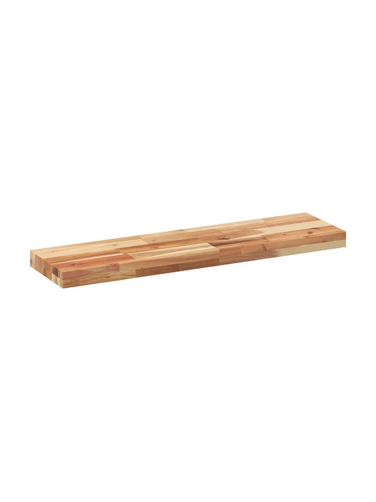 vidaXL Rectangular Bookcase Shelf made of Solid Wood Olive 100x20x4cm 3279587 1pcs