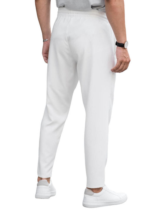 Ben Tailor Herrenhose Elastisch in Lockerer Passform Vanilla