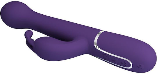 Pretty Love Dejon Rabbit Vibrator 3 In 1 Multifunction Purple